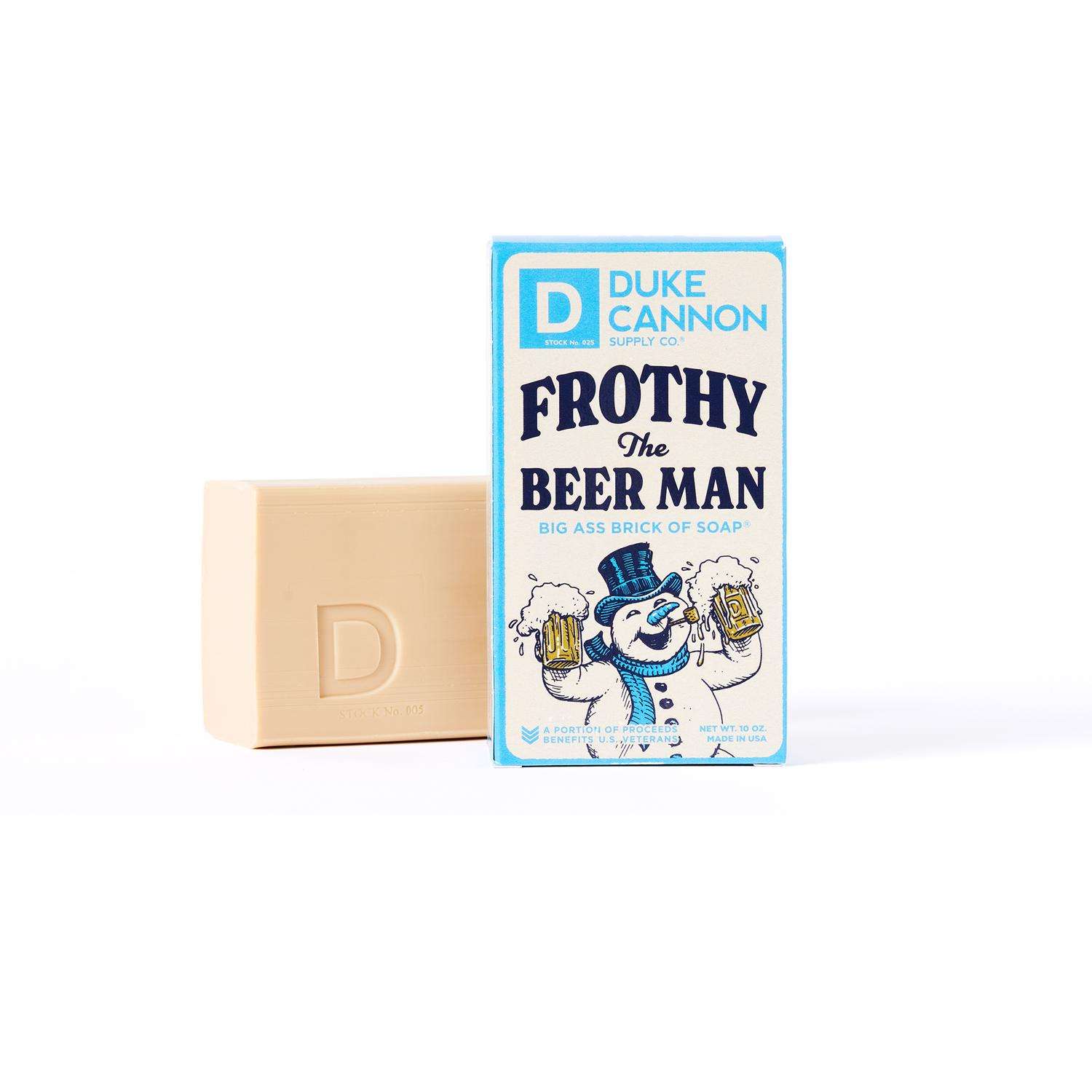 Duke Cannon Supply Co. Beer Soap, Warm, Cedarwood Scent - 10 oz