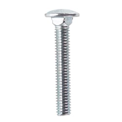 HILLMAN 5/16 in. X 2 in. L Zinc-Plated Steel Carriage Bolt 100 pk