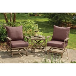Living Accents Pineridge 3 pc Brown Rocking Chat Set Brown