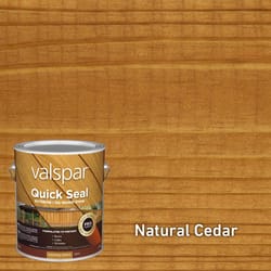 Valspar Quick Seal Semi-Transparent Natural Cedar Oil-Based Exterior Stain 1 gal