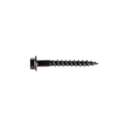 Simpson Strong-Tie No. 10 X 1-1/2 in. L Hex Black Bold Wood Screws 50 pk