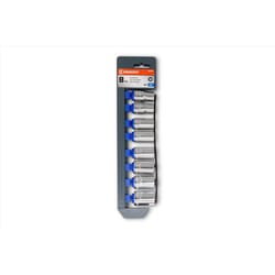 Crescent Assorted Sizes X 1/2 in. drive Metric 12 Point Socket Set 8 pc