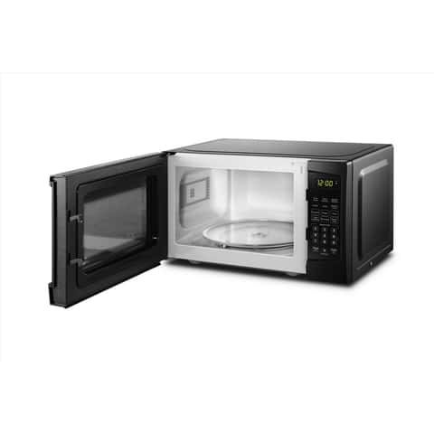 Midea Compact Black Microwave - 0.7-cu ft - 700 W