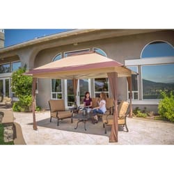 Crown Shade One Touch 150D Polyester Instant Gazebo Deluxe Replacement Canopy Cover 9.3 ft. H X 10 f