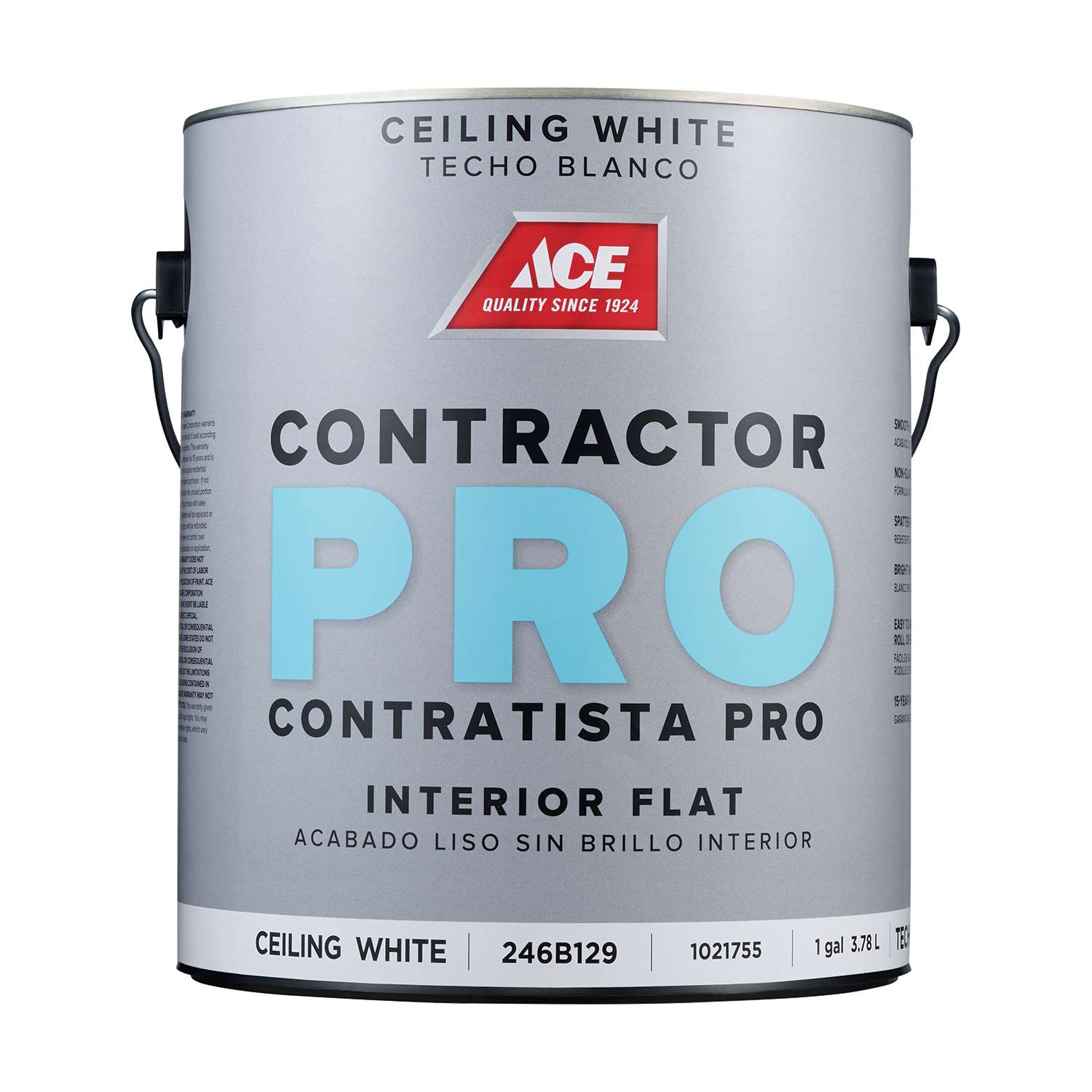 Ace Contractor Pro Flat Ceiling White Paint Interior 1 gal Ace Hardware