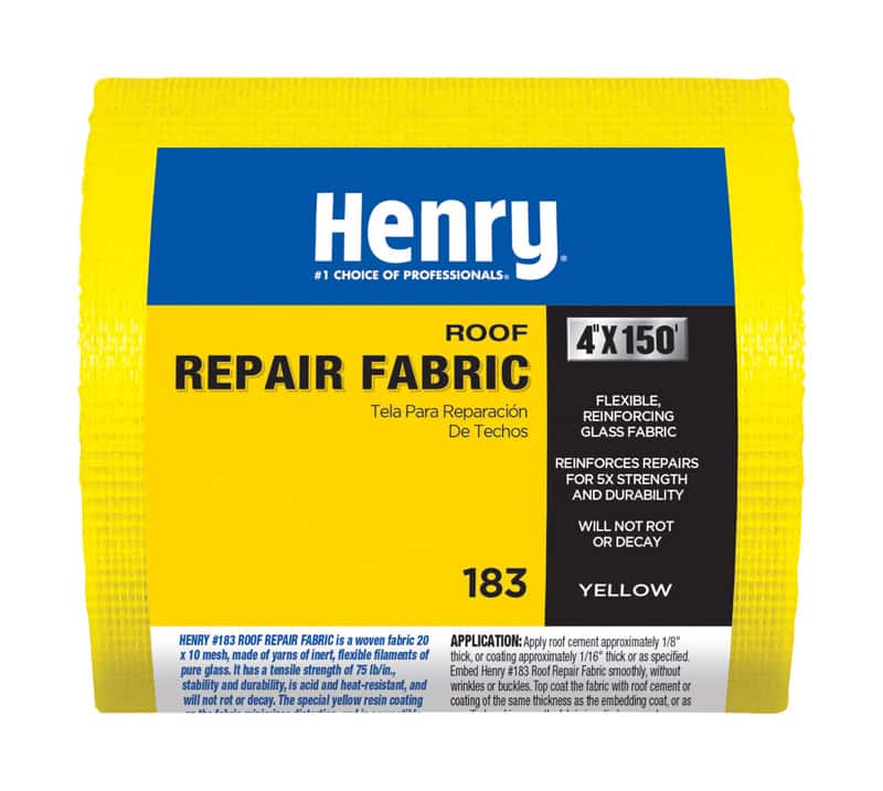 Henry Smooth Yellow Resin Coated Fiberglass Patching Fabric Ace Hardware