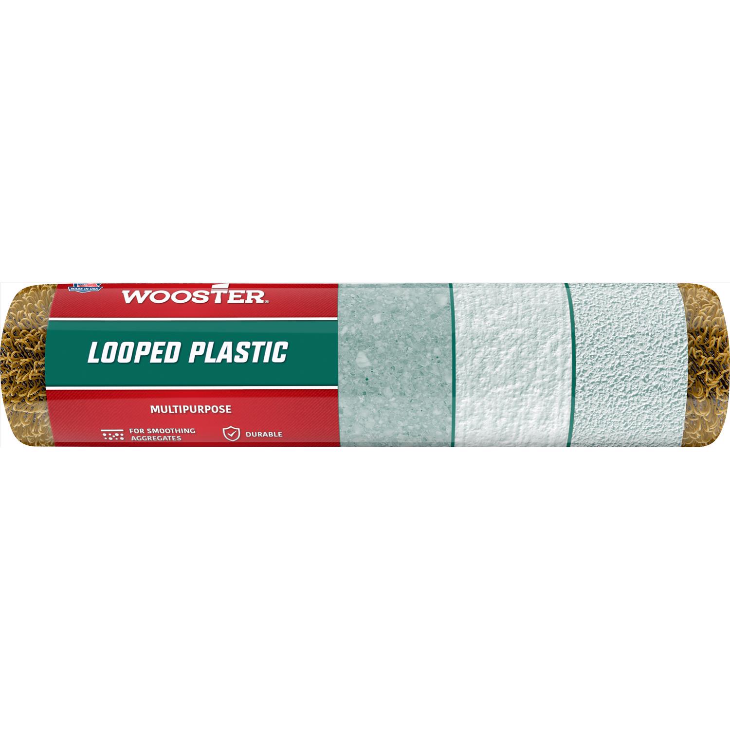 Photos - Putty Knife / Painting Tool Wooster Looped Plastic Plastic 9 in. W Texture Paint Roller Cover 1 pk R23