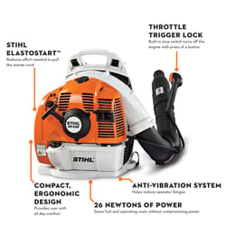 STIHL BR 430-Z 219 mph 500 CFM Gas Backpack Leaf Blower