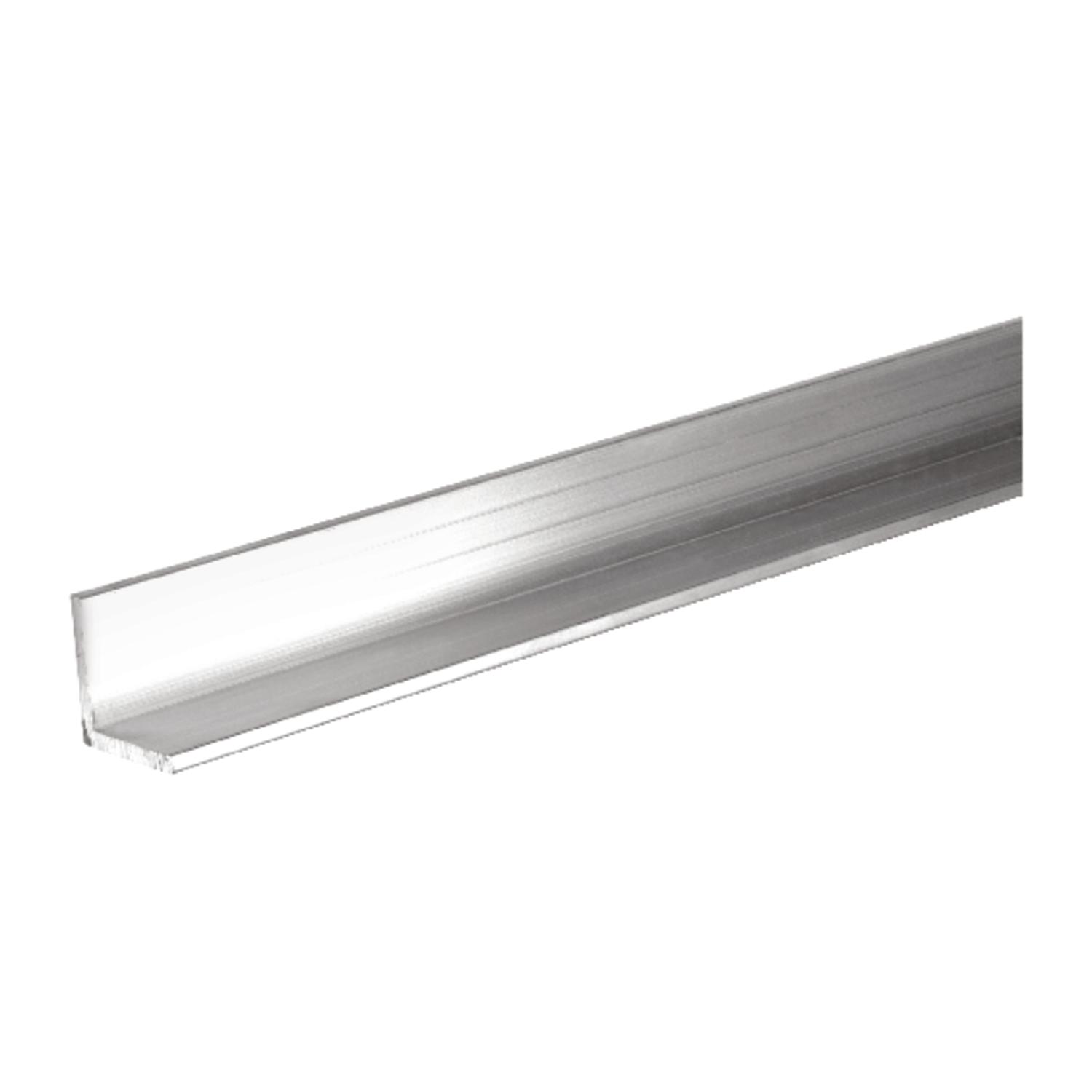 Boltmaster 1/16 in. X 9/16 in. W X 4 ft. L Mill Aluminum U Channel Boltmaster 1/16 in. X 9/16 in. W X 4 ft. L Mill Aluminum U Channel