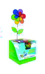 In The Breeze Multicolored Nylon 36 in. H X 19 in. W Outdoor Spinner