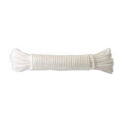 Ace 1/8 in. D X 48 ft. L White Braided Nylon Rope