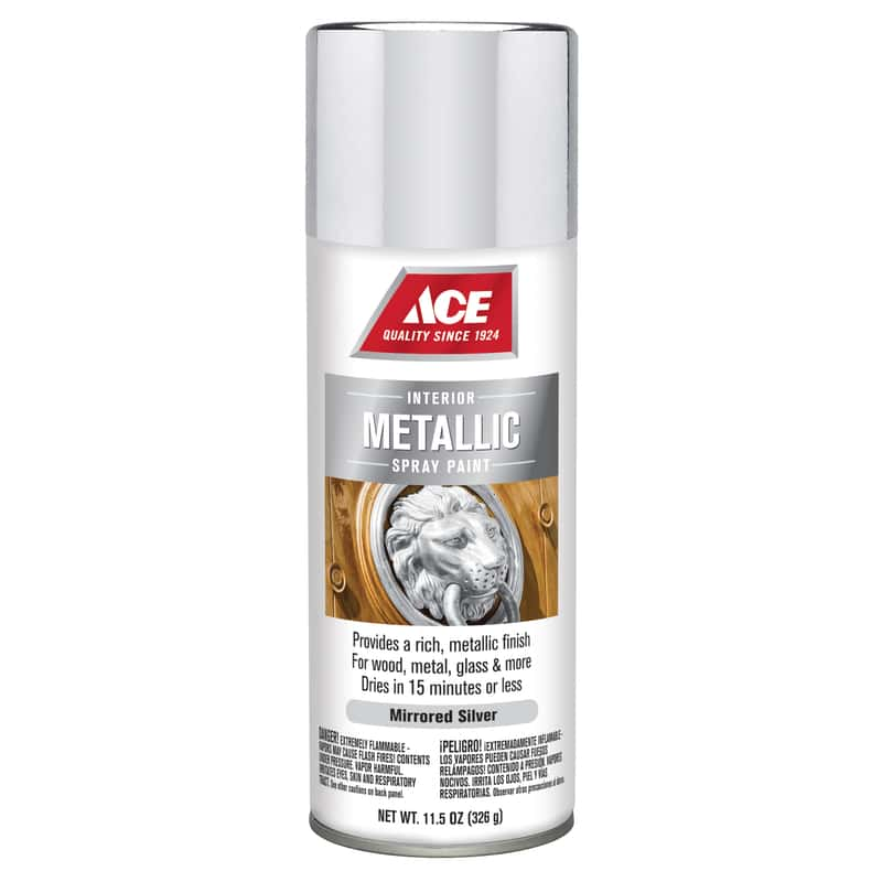 Ace Brilliant Silver Spray Paint 11.5 oz. - Ace Hardware