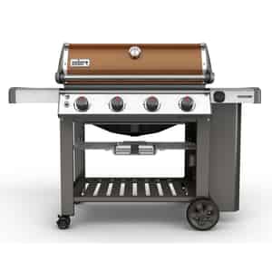 Weber  Genesis II E-410  4 burners Propane  Grill  Copper  48000 BTU 