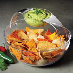 Prodyne Arch de Dip Clear Acrylic Chip and Dip Bowl