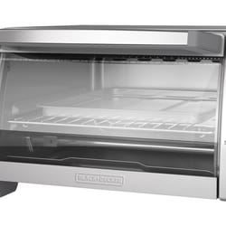 Black+Decker Stainless Steel Silver Toaster Oven 9.33 in. H X 11.97 in. W X 17.2 in. D