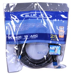 Blue Jet 25 ft. L High Speed Cable with Ethernet HDMI