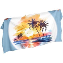 JB Enterprises Signature Series Multicolored Microfiber Paradise Beach Towel 1 pc