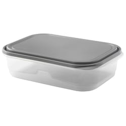 Good Cook EveryWare 1 gal Clear Food Storage Container Set 2 pk