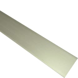 SteelWorks 0.125 in. X 2 in. W X 3 ft. L Aluminum Flat Bar 1 pk