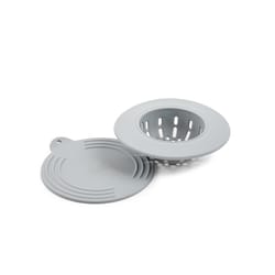 OXO Good Grips Silver Silicone Sink Strainer, 4.37 in - Foods Co.