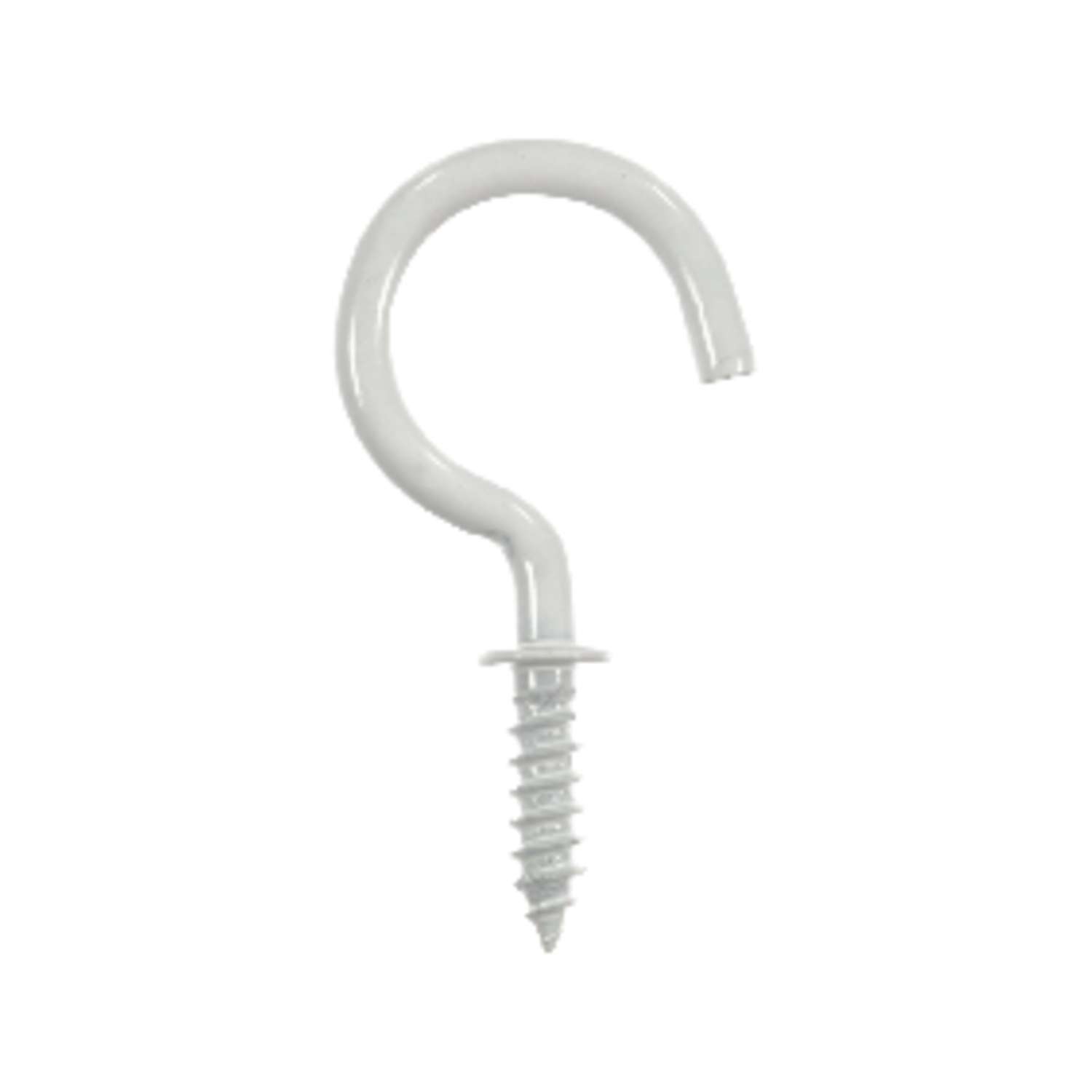 Ace Small White Steel 1.3125 in. L Cup Hook 15 lb. 75 pk Ace Hardware