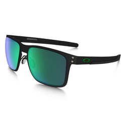 Oakley Holbrook Unisex Matte Black Frame Jade Iridium Lens Sunglasses