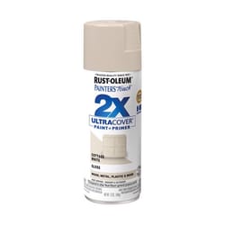 Rust-Oleum Painter's Touch Gloss Cottage White Paint+Primer Spray Paint 12 oz