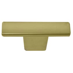 Laurey Cosmo Square Cabinet Knob 7/8 in. D 1 in. Champagne Brass 1 pk