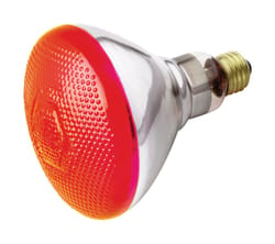 Satco 100 W BR40 Reflector Incandescent Bulb E26 (Medium) Red 1 pk