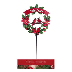 Alpine Warm White Holiday Garden Stakes 42 in. Pathway Decor