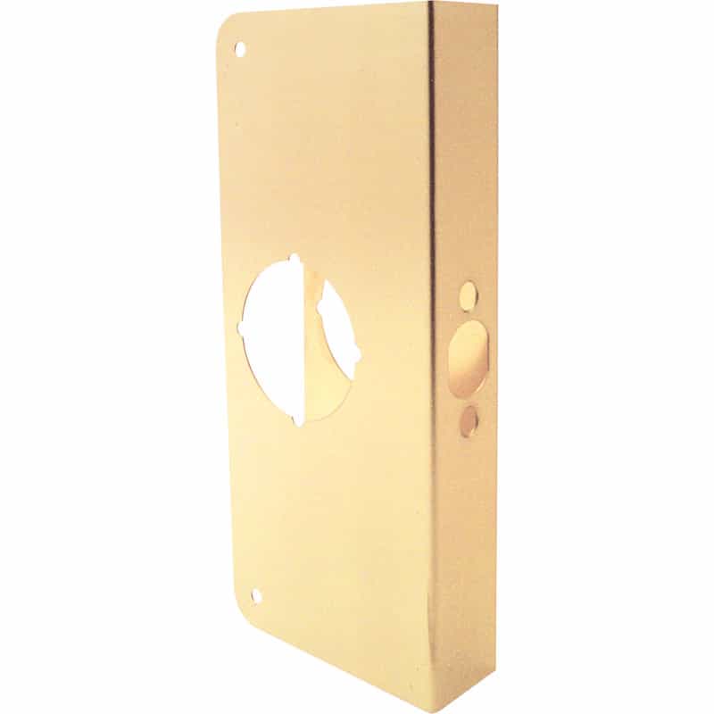 Prime Line 9 In H X 4 31 In L Brass Plated Brass Lock And Door