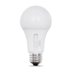 Feit A19 E26 (Medium) LED Bulb Adjustable White 60 Watt Equivalence 24 pk