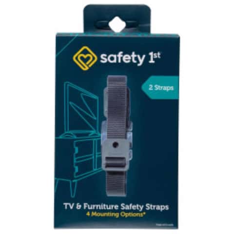 Safety 1st Black Nylon Furniture Strap 2 pk Safety 1st Black Nylon Furniture Strap 2 pk