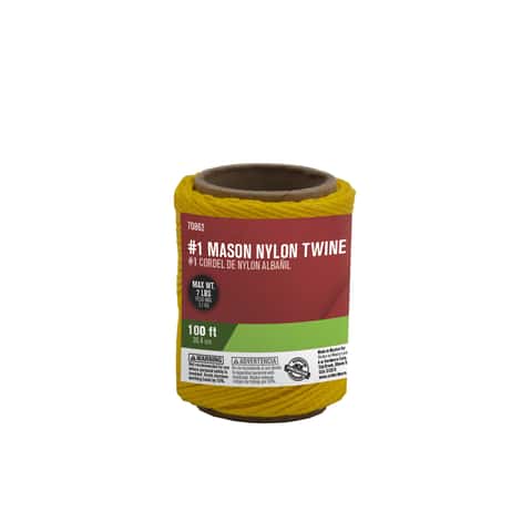 Ace 100 ft. L Gold Twisted Nylon Twine Ace 100 ft. L Gold Twisted Nylon Twine