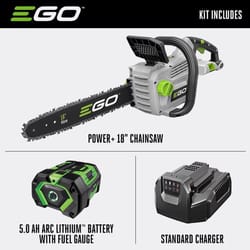 EGO Power+ CS1804 18 in. 56 V Battery Chainsaw Kit (Battery &amp; Charger)