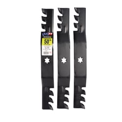 MaxPower 50 in. Mulching Mower Blade Set For Riding Mowers 3 pk