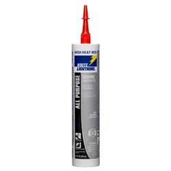 White Lightning Silicone Rubber All-Purpose Red Silicone Rubber All Purpose Sealant 10 oz