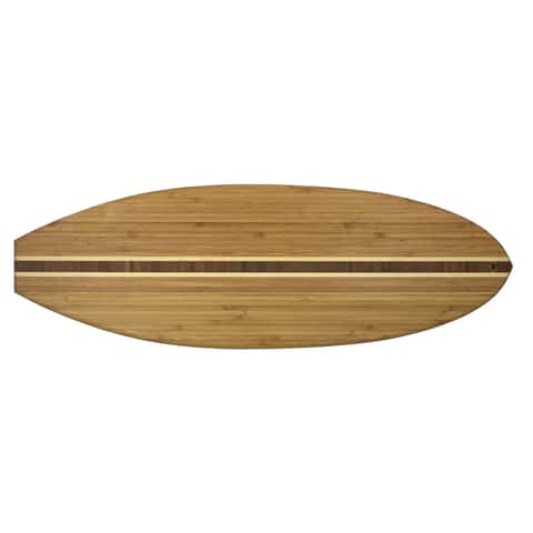 Personalized Surfboard Bamboo Cutting Board