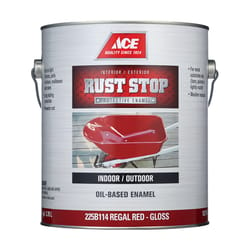 Ace Rust Stop Indoor/Outdoor Gloss Regal Red Oil-Based Enamel Rust Preventative Paint 1 gal