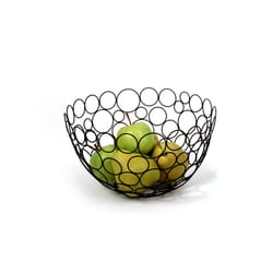 Spectrum 11 oz Black Steel Fruit Bowl 1 pk