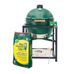 Big Green Egg 24 in. XLarge EGG Package with Modular Nest Charcoal Kamado Grill and Smoker Green