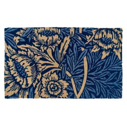 Entryways 18 in. W X 30 in. L Multicolored Tulip and Willow Coir Door Mat