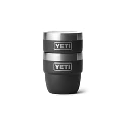 YETI Rambler 4 oz Black BPA Free Insulated Tumbler