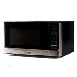 Commercial Chef 1.4 cu ft Black/Silver Microwave 1100 W