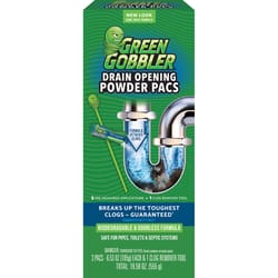 Green Gobbler Ecoworks Powder Drain Opener Pacs 6.53 oz