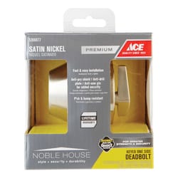 Ace Satin Nickel Metal Single Cylinder Deadbolt