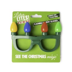 Lotsa Lights LED Multicolor Flashing glasses Light Set 5 in.