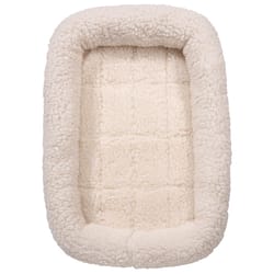 Boss Pet Slumber Pet Cream Sherpa Pet Bed 22-3/4 in. W X 35-3/4 in. L