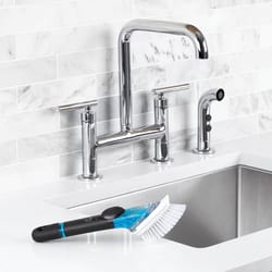 OXO Good Grips 1.25 in. W Medium Bristle Plastic/Rubber Handle Soap Dispenser Dish Brush
