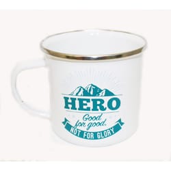 Top Guy Hero 14 oz Multicolored Steel Enamel Coated Mug 1 pk